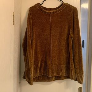 Style and co. Velvet/chenille-like sweater